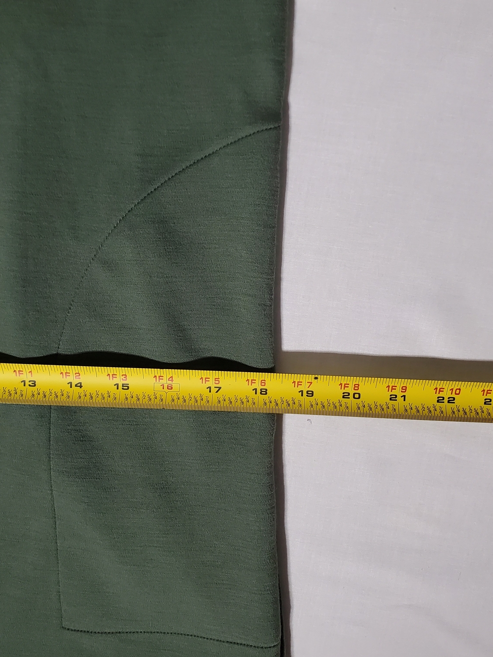 Wool& Olive Long Sleeve Scoop Neck Dress Merino Wool Womens S Pockets Breathable - Picture 9 of 12